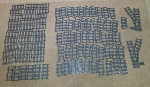Lego train tracks lot 88 - train,
